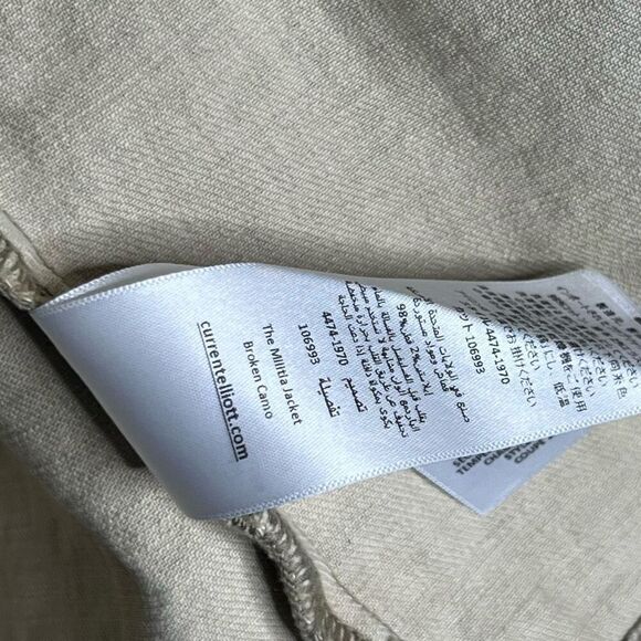 Current Elliot Womens Camo Print Button Down Coat 1 - Picture 7 of 7